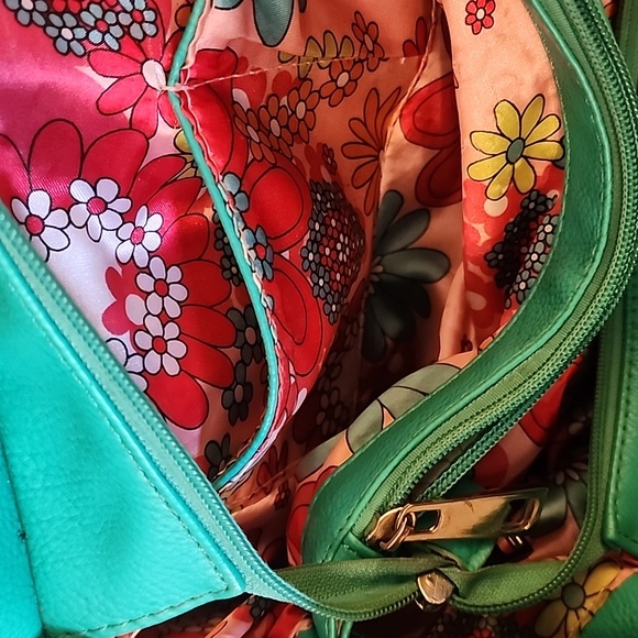 Revolution Green Studded Vegan Purse - Picture 8 of 9